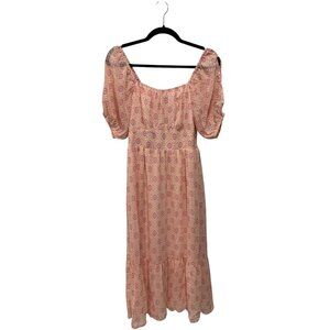 COLLECTIVE CONCEPTS Women Floral Midi Dress SMALL